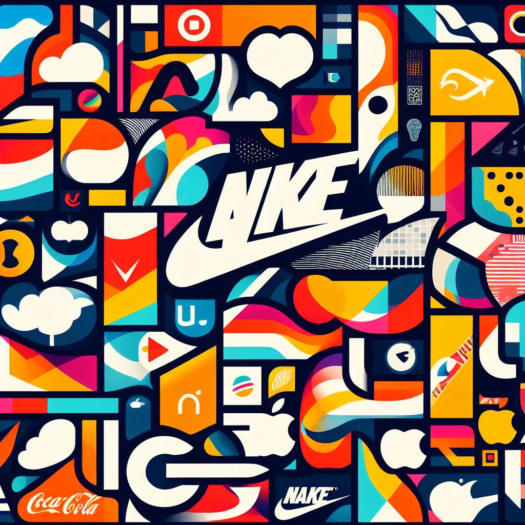 Logo design concept sketches and final mark exploration