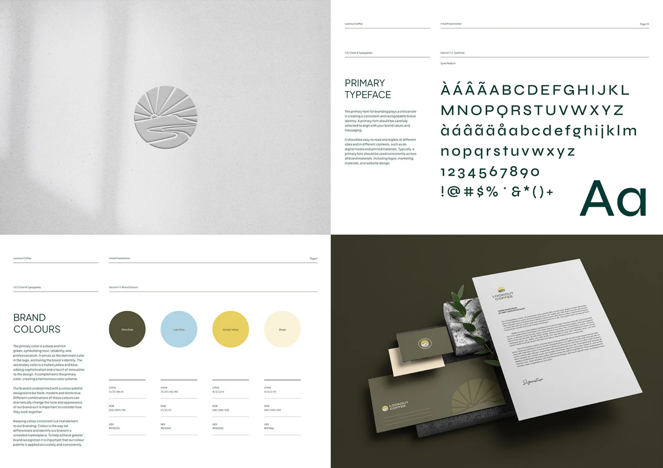 Lookout Coffee brand identity 6